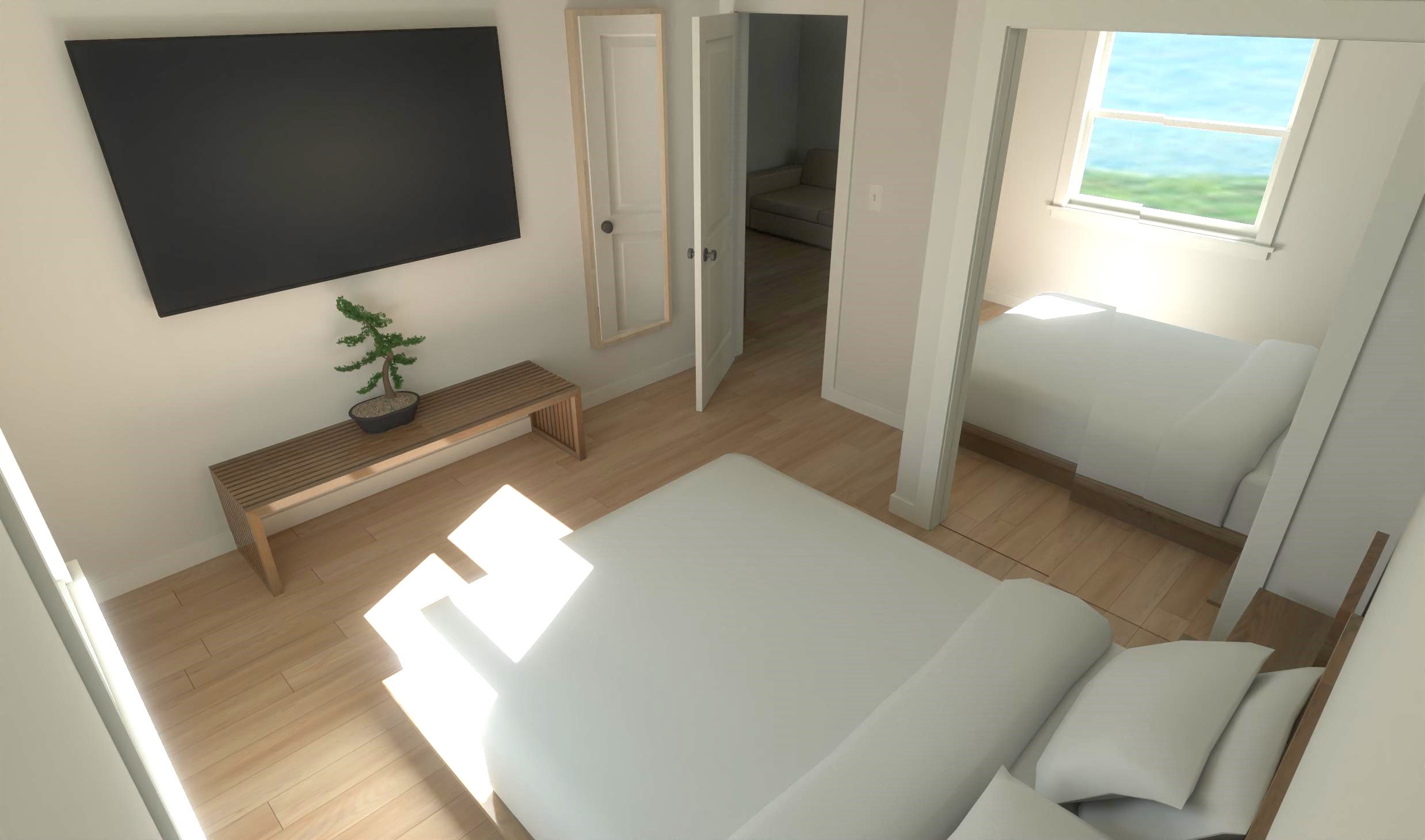 The Hickory Plan Living Area